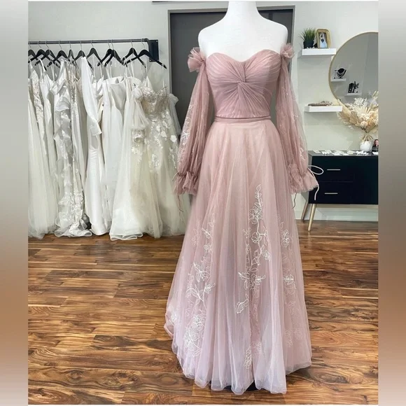 watters pink wedding dress Sample Wtoo by Watters Rosabel 18202 Wedding Dress